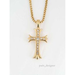 Collier Cro Necklac avec pendentifs croix en diamant pour hommes et femmes chaînes de pull collier collier de créateur 280 277