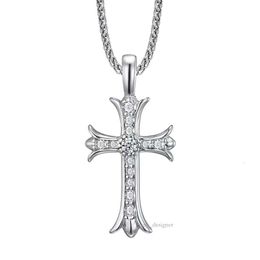 Collier Cro Necklac avec pendentifs croix en diamant pour hommes et femmes chaînes de pull collier collier de créateur 191 671
