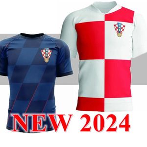 Croatie 2024 Soccer Jerseys Player Fans Version HOMMES ENFANTS KIT FEMMES 24 25 MODRIC MAJER Croatie 2025 GVARDIOL KOVACIC SUKER