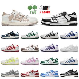 Skel top lage schoenen vrouwen heren witte zwarte loafers designer sneakers gym rood botten skelet hoge denim gefokte teen dennen groene hyper koninklijke hof paarse sporttrainers