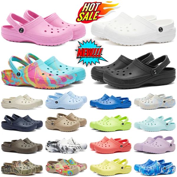 CROCC Echo Classic Clogs Sandals Designer Slides Cross-Tie Sandal Mens Womens Kids Slippers Cros Bayaband Slide Slip-Flip Flops Platform Shoes