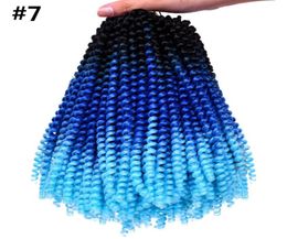 Crochet Tresses 30standspack Printemps Extensions de Cheveux Coloré Ombre Kanekalon Tressage Synthétique Hari Braids8316570
