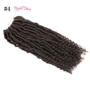 Haak vlechten bom twist haar synthetische draai vlecht zwart ombre bordeauxbom vlechten haar 24strands / pack afro kinky twist afro kinky marley