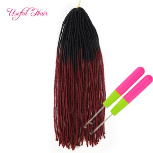 Crochet Braids Locs Hair Dreads Straight Sister Locs Hair Extensions Afro 18 Inch hooks gift Synthetic Hair for Women Marly Spring 2021