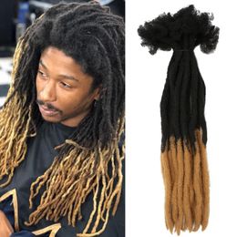 Crochet hecho a mano Dreadlocks Ombre sintético Faux Fake Locs trenzas extensiones Afro trenzado cabello para Mujeres Hombres Hip Hop 22 pulgadas 220409