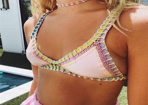 Gehaakte badmode voor dames Gebreide badpakken Neopreen bikini Beachwear Boho-stijl badpak Tweedelige badpakken 2202213883773