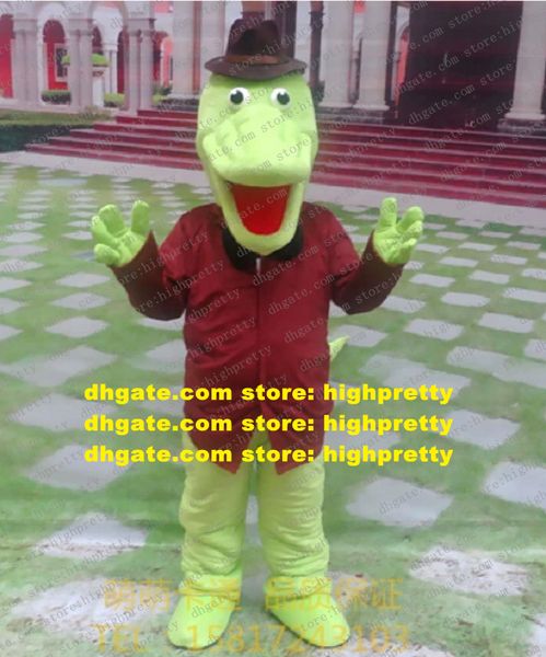 Crocodile Alligator mascotte Costume adulte personnage de dessin animé tenue Costume Allen belle entreprise anniversaire zz9528