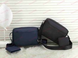 Crocodile Bag 2-delige schoudertas Wallet Accessories Designer Card Tassen Luxe zwart en koningsblauw Design Classic Fashion Messenger Bags