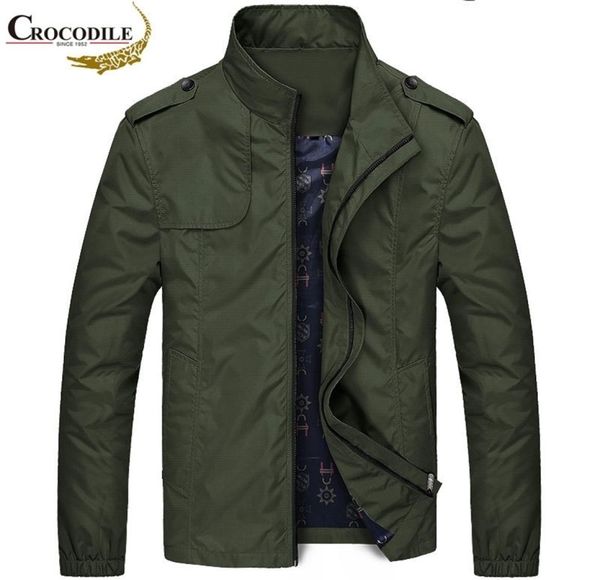 Marca COCODRILO Chaquetas bomber para hombre Abrigos informales Abrigos Primavera Otoño Chaqueta masculina Cortavientos Chaqueta de motocicleta Hombres 2011189770874