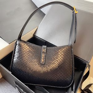 Crocodile en cuir authentique Sac à épaule féminin de luxe Luxurage Famous Brand Designer Bourses et sacs à main