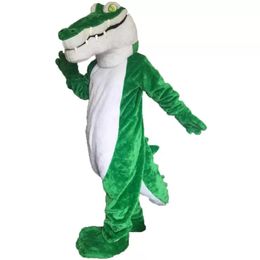Crocodile mascotte kostuum Carnival Party Fancy pluche wandelende krokodiliaanse mascotte volwassen maat