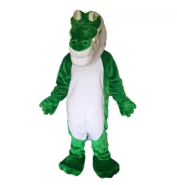 Costume de mascotte de crocodile fête de carnaval Fantaisie en peluche marche costumes de mascotte crocodilienne costume de personnage de dessin animé carnaval unisexe