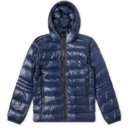 Designer Down Jakcet Crofton Pour Hommes Manteau D'hiver Crofton Slim-Fit Nylon Recyclé-Ripstop À Capuche