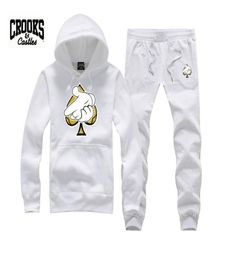 Croks et châteaux sweat-shirt Diamond Fashion Hip Hop Hoodie Mens Clothes Sportswear Hiphop Pullover Swens Sweats Brand Crooks Stylish4135234