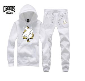 Crooks and Castles Sweatshirt Diamond Fashion Hip Hop Hoodie Mens kleding Sportkleding Hiphop pullover Sweats Brand Crooks Stylish3078149