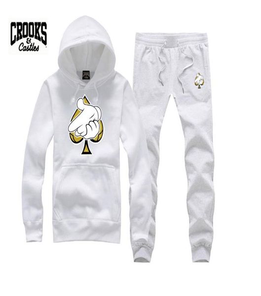 Croks and Castles Sweatshirt Diamond Fashion Hip Hop Hoodie Mens Clothes Sportswear Hiphop Pullover Swens Sweats Brand Crooks Stylish7224880