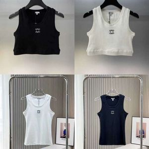 Top t-shirts recadrés pour femmes tricots du concepteur de réservoir