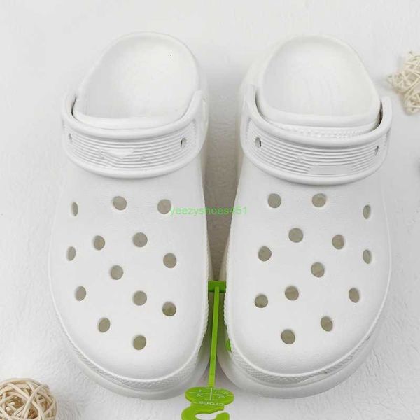 crosKarochi sandalias antideslizantes con aumento de altura para mujer, zapatillas ligeras informales para la playa al aire libre