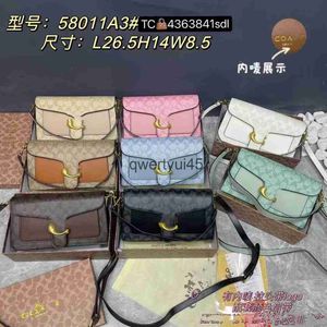 Cross Body Bag 2024 Nieuwe mode damestas geavanceerde handheld een schouder onderarm crossbody tas bedrukte modieuze en luxe H240419