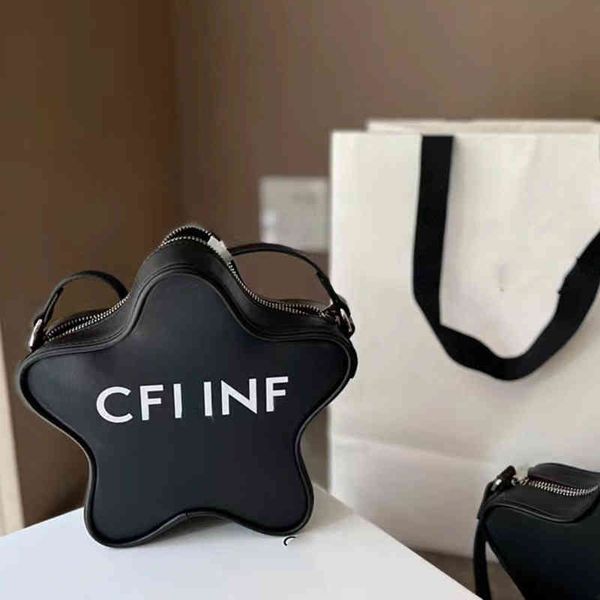 Sac bandoulière marque cinq branches nouvelle croix femme fleur petite étoile mode une épaule portable sac pour femme