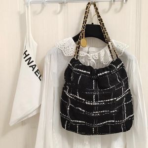 Bandoulière chandal miroir haute qualité 7A sacs fourre-tout design qualité 35CM sac à ordures design chanellyBags sac à provisions de luxe