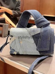 Sac à bandoulière en denim portefeuille gothique sacs à main à bandoulière mini sacs fourre-toutstylishyslbags