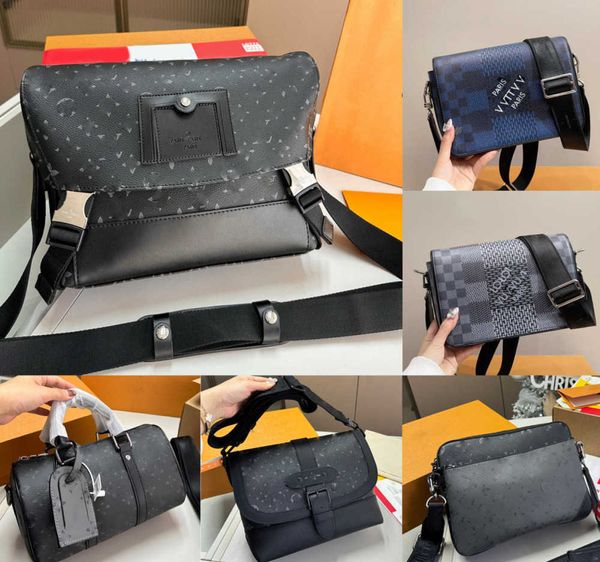 Cross Body Hot bolso de diseñador bolso de diseñador hombres y mujeres bolso de mensajero de diseñador clásico Bolso de hombro de cuero de lona recubierto magnético cerrado Bolso bandolera nueva moda