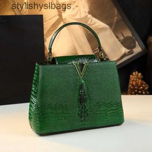 Cross Body Luxury Geatic En cuir Womens Handbag Niche Sac d'obus d'origine Odile Pattern 2024 Nouveau épaule Messager H240523