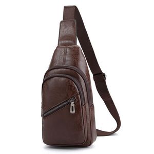 Cross body heren met grote capaciteit borsttas echt lederen eerste laag cowhide messenger zachte groothandel