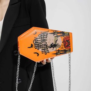 Bandoulière Nouveau Halloween Cercueil Sac Creative Téléphone Épaule Foncé Gothique Petit Mock Femmes Sacs H240323