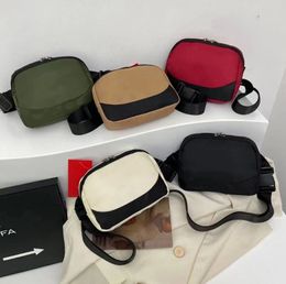 Cross Body Nylon Belt Bag met verstelbare schouderriem 5 kleuren Purse Designer Handtas Travel Messenger Bags