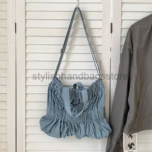 Bolso de viaje de diseño plisado de nailon con cuerpo cruzado Coreano 2023 Fasion Soul Bags diseñador y bolso de mano elegante tienda de bolsos