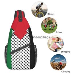 Cross Body Palestinian Flag Bag Shoulder Thrips Travel Bicycle Mochila H240504