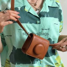 Cross Body Retro Leder Mini Umhängetaschen für Luxus Umhängetasche und Handtasche Damenmode Einfache Taschenstyleshyslbags