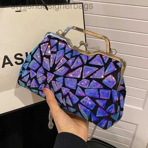 Cross Body Pargin Clutch Tassen voor vrouwen Fashion Glitter Women Handtassen voor vrouwen 2023 Wedding Evening Bag Lade Party Crossbody Bags H240523