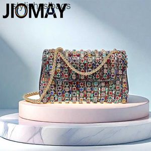 Cross Body Toes Jiamei Party Dames Fashion Bag Elegant Diamond Wallet Luxe Designer Handtas Hoge kwaliteit 2024 H240528