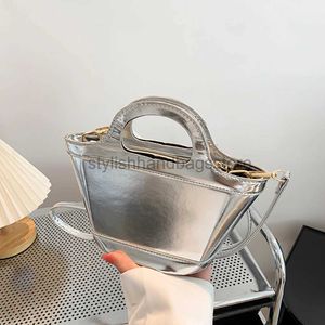 Cross Body Vintage Silver Bag Sacs à main en cuir brillant Marques Sac à poignée supérieure Sac à bandoulière rétro Femme Fourre-tout Bagstylishhandbagsstore