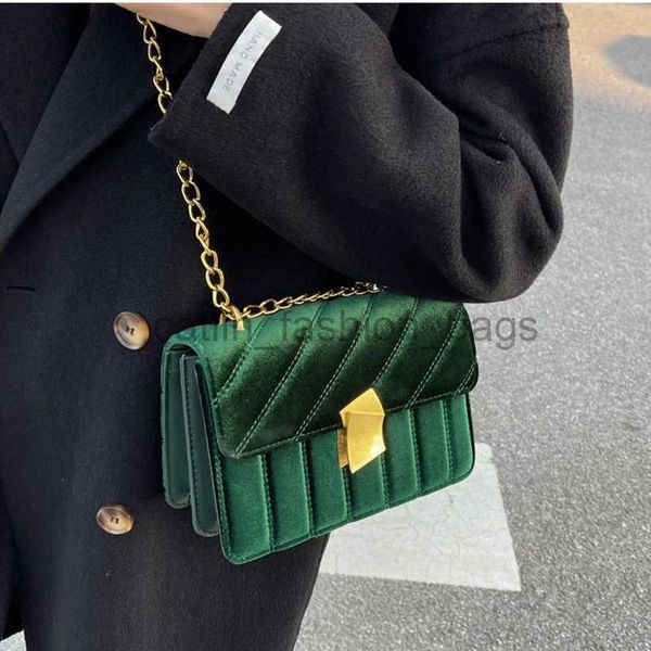 Cross Body Vintage Velvet Leater Women's Cross Body Body Body Fashion Fashion Fashion Soul sac à main et sac vert et vin rouge ColorScatlin_fashion_bags