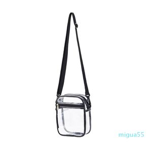 Cross Body Vrouwen Mannen Crossbody Tas Grote Capaciteit Mode PVC Waterdichte Concert Sport Telefoon Opslag Clear Purse Event Draagbare Rechthoek