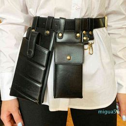 Cross Body femmes taille Pack cuir luxe ceinture sac bandoulière sacs pour décontracté poitrine femme sac à main portefeuille