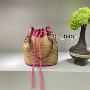 Cross body houtachtige strozakken geweven handgemaakte designer handtas voor vrouwen verjaardagscadeaus natuurlijke materialen luxe bakken schoudertas strand