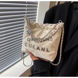 Cross Body Xiaoxiangfeng Lingge Chain Bag 2024 Luxe Luxe Grote capaciteit Garbage Crossbody Mini One Shoulder Tote H240601 QWERTYUI45