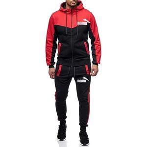 Grensoverschrijdende 2024 herfst/winter nieuwe heren kleur matching mode casual sport hoodie trend set