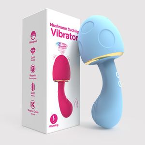 Masturbateur féminin de champignon de commerce électronique transfrontalier vibrateur de succion produits de sexe pour adultes