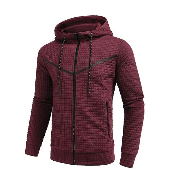 Chaquetas de primavera y otoño para hombres de comercio exterior europeo y americano transfronterizo, ropa deportiva informal ajustada, sudaderas con capucha, ropa de hombre de moda