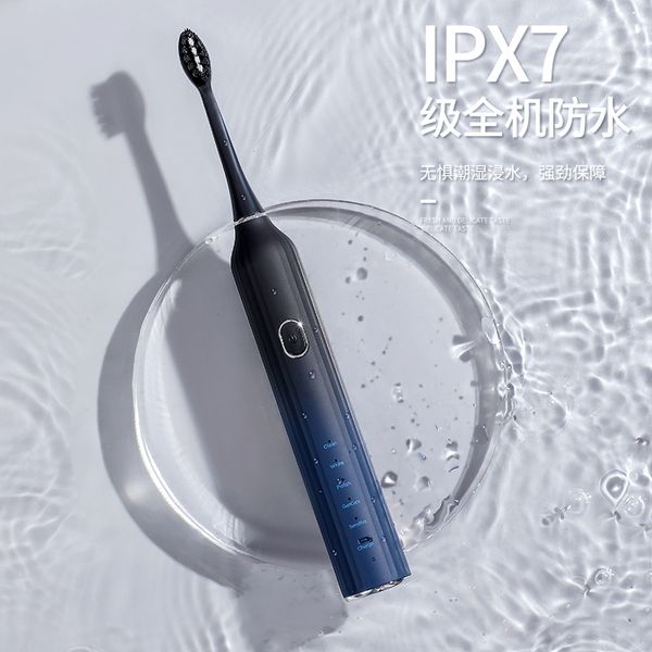 Exportation transfrontalière Brosse à dents électrique adulte Ultra-long standby 360 Suspension magnétique USB Charge de la brosse à dents sonores