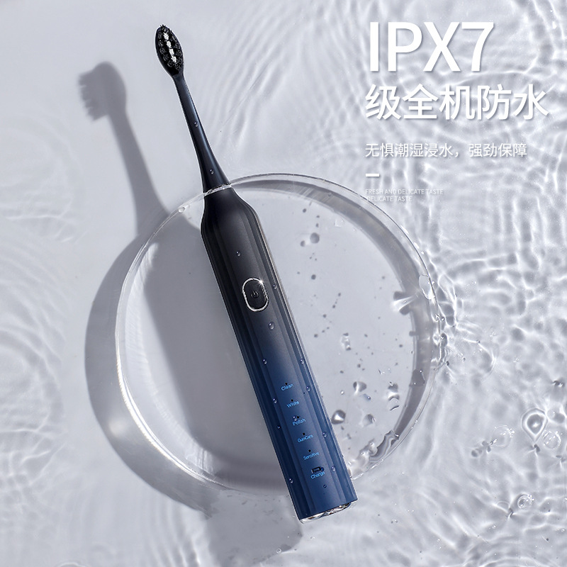 Grensoverschrijdende exporteren volwassen elektrische tandenborstel ultra-lange standby 360 magnetische suspensie USB opladen sonische tandenborstel groothandel