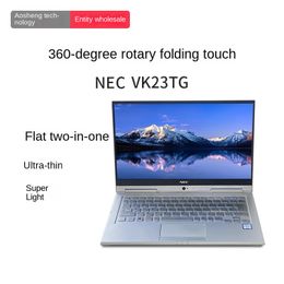 Grensoverschrijdende export NEC Rotating Touch Notebook Vk23 Zakelijk Ultradun zakelijk kantoor Gebruikte laptop exporteren