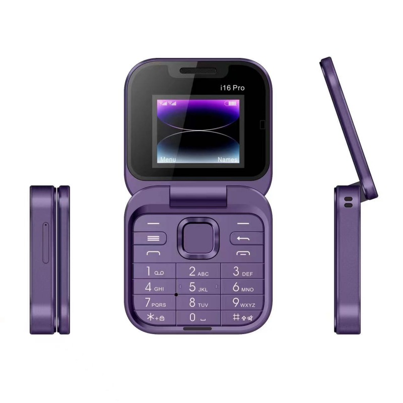 Трансграничная внешняя торговля I16 Pro, несмартфон с двумя картами, обновляет кнопку машины, мобильный телефон для пожилых людей, мобильный телефон 2G F15 Mini
