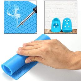 Bolígrafo de impresión 3D transfronterizo, almohadilla de diseño de silicona, almohadilla de plantilla de silicona para dibujo creativo DIY con cubierta anticalor para los dedos